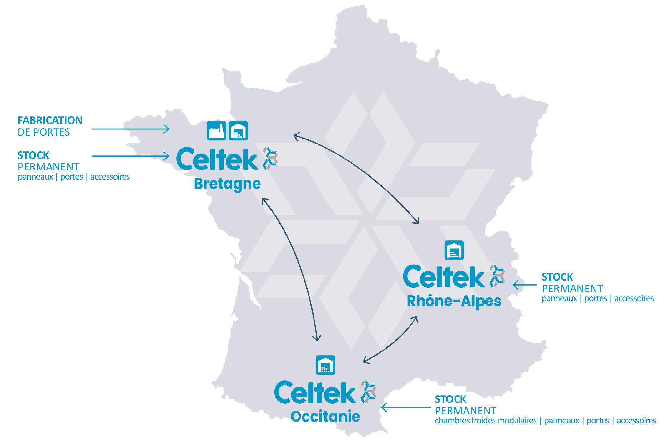 Carte de France Celtek